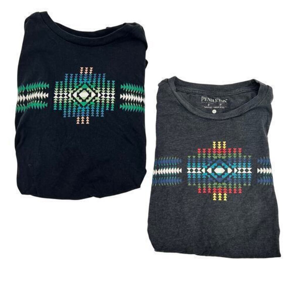 Pendleton lot / bundle short sleeve aztec printed short sleeve t-shirt sz small